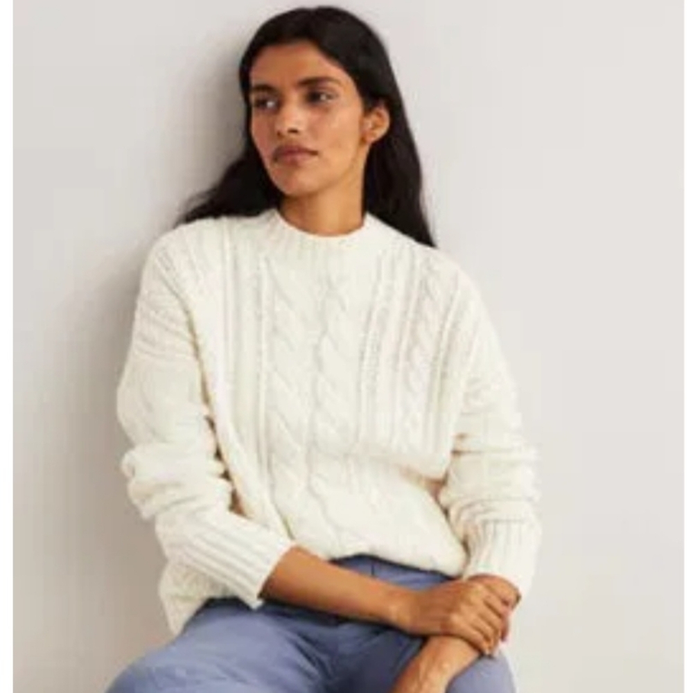 Boden cable knit sweater